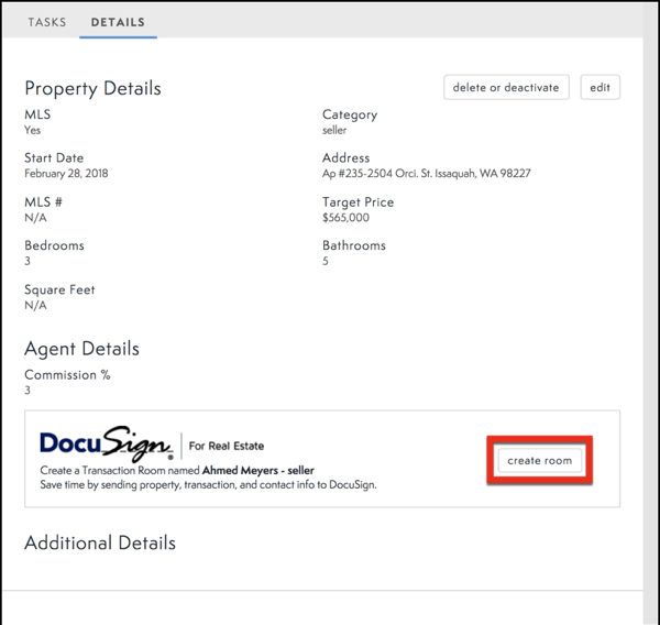 Creating DocuSign Transaction Rooms in MoxiEngage MoxiWorks Help Center