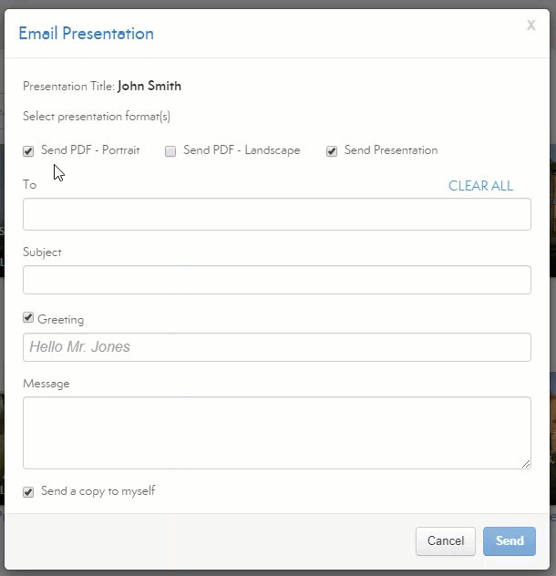 Emailing a Presentation Using Your MoxiEngage Groups and People