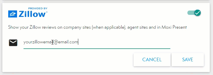 Adding Zillow Reviews to Your Agent Website Moxi Works Help Center