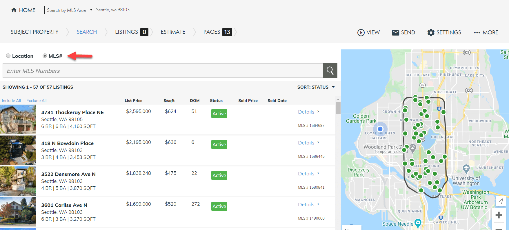 Locating the MLS Area for Your Listings MoxiWorks Help Center