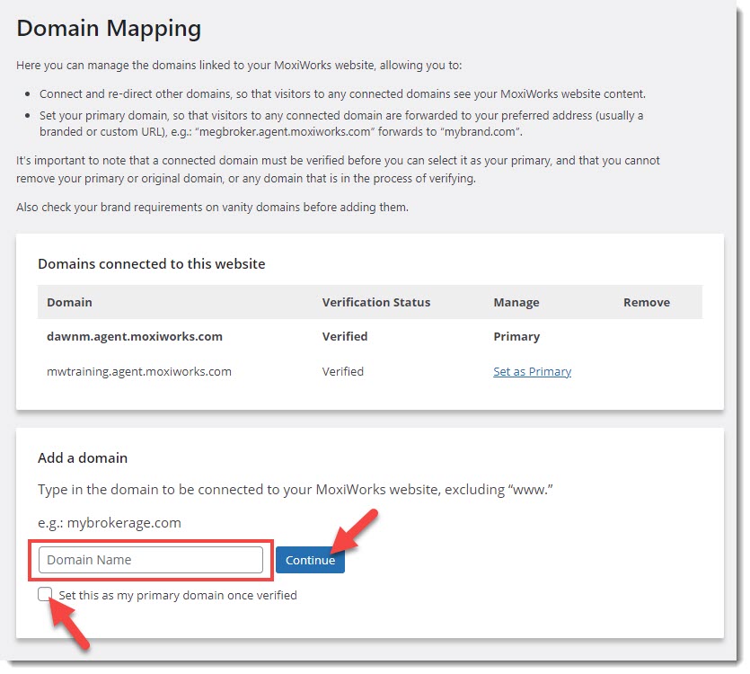 Connecting Your Custom Domain MoxiWorks Help Center