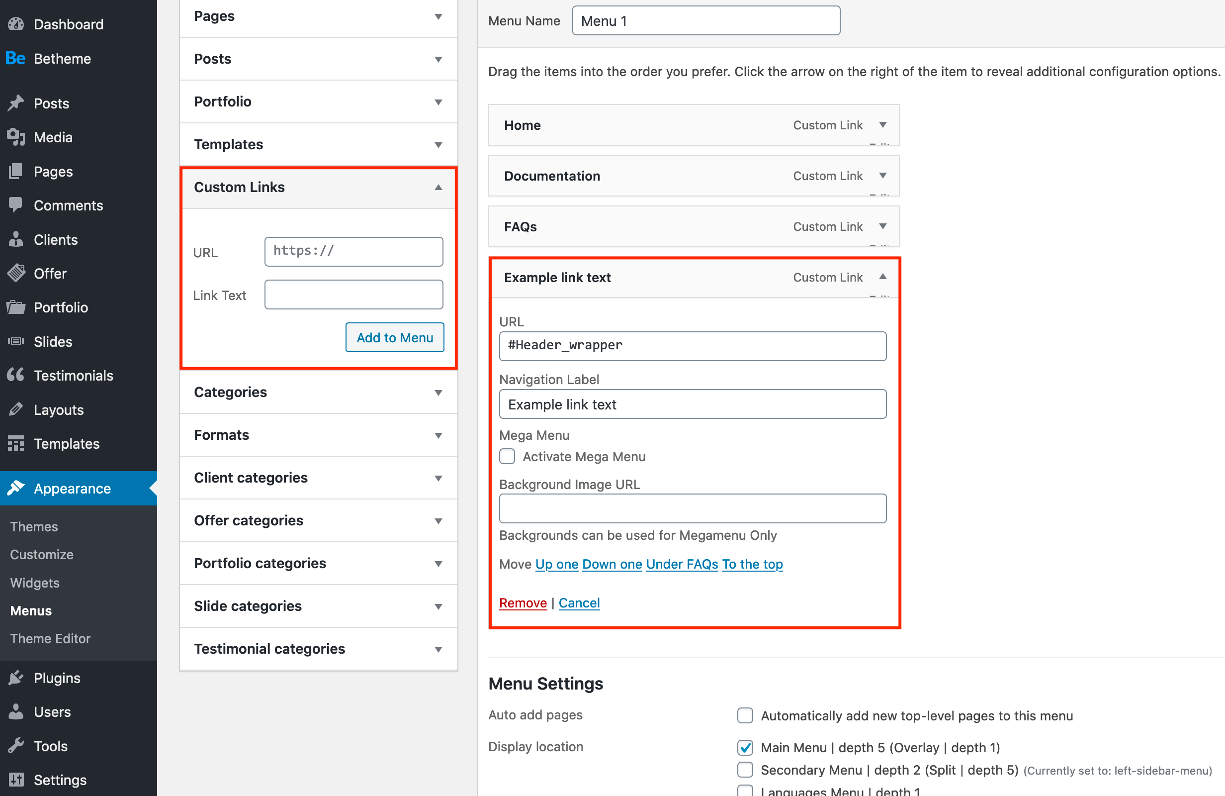 How do I link an anchor on the same page? Betheme Support Center