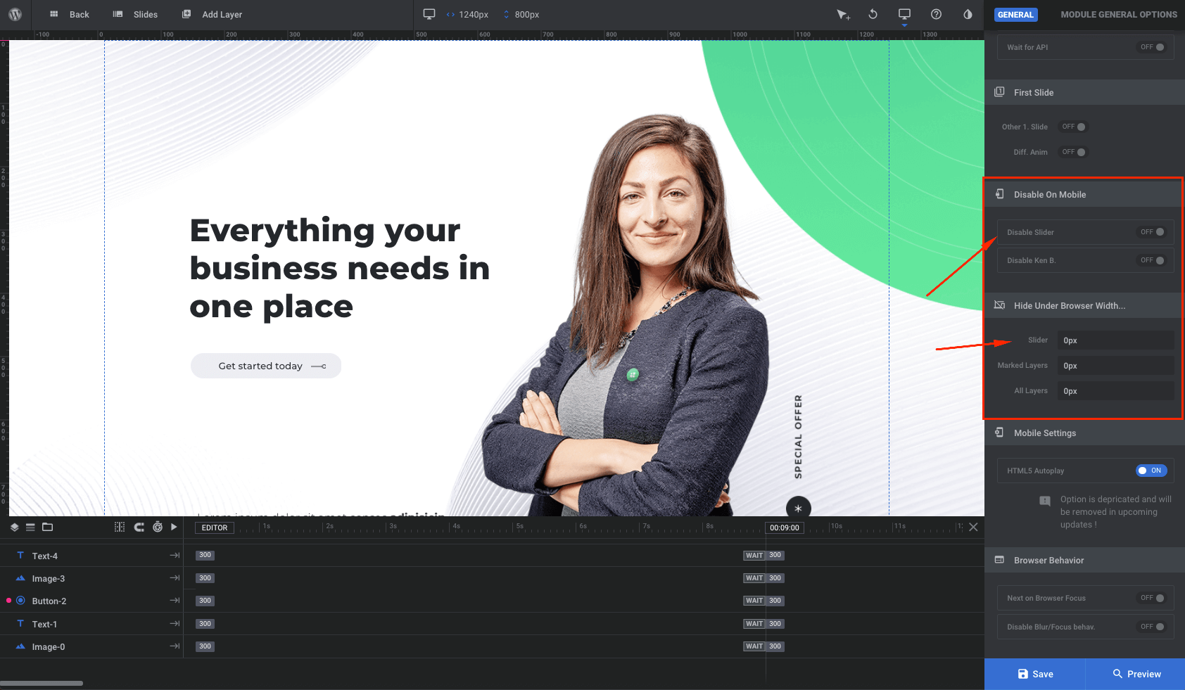 Slider Revolution is not showing up on mobile devices Betheme Support