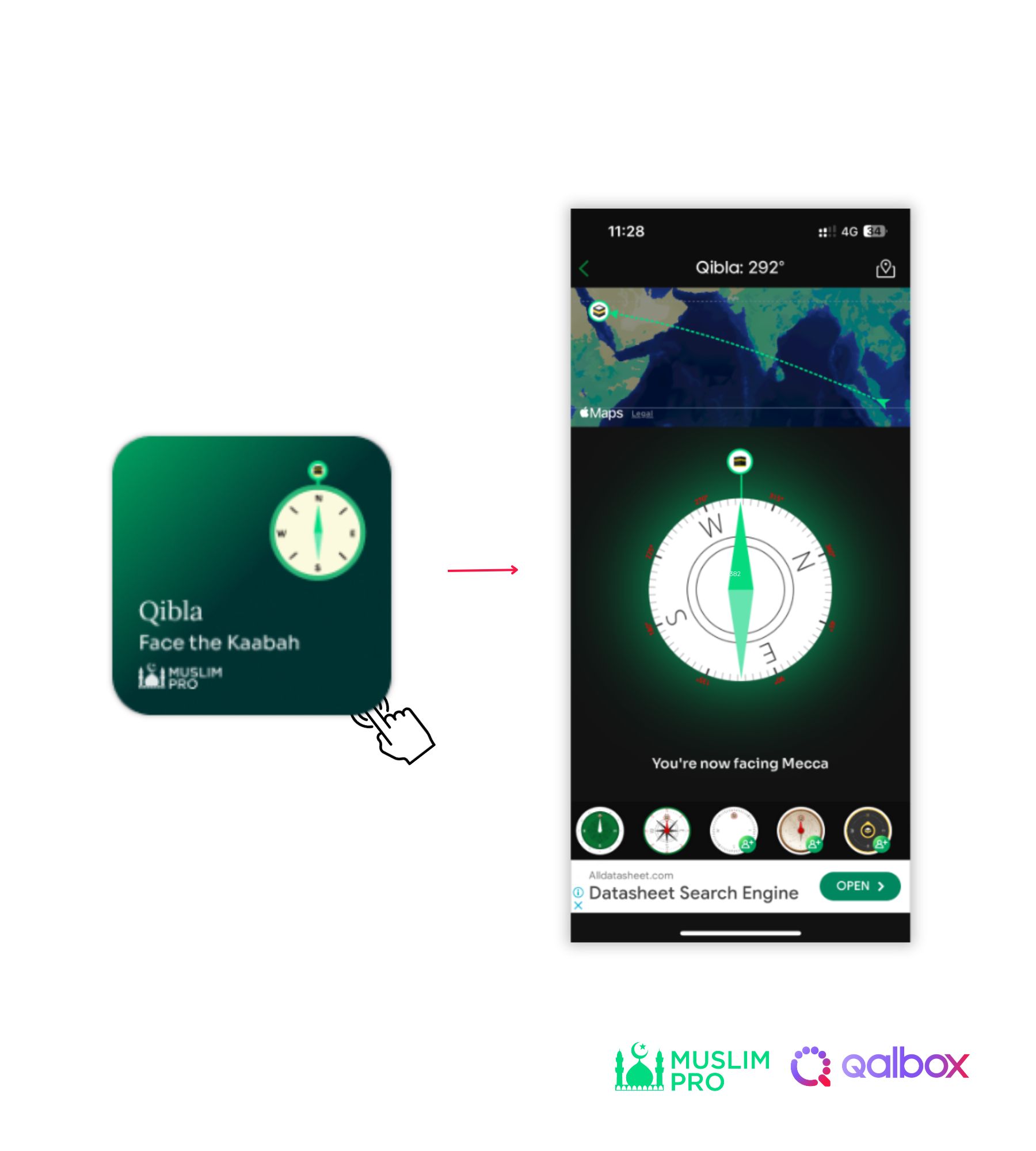 Homescreen Updated Widget iOS Muslim Pro & Qalbox Help Center