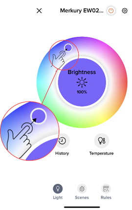 How to use the Features and Controls for Merkury Smart LED strip – My Geeni