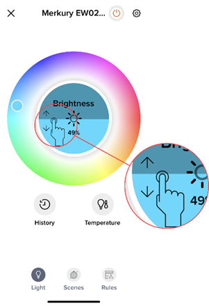 How to use the Features and Controls for Merkury Smart LED strip – My Geeni