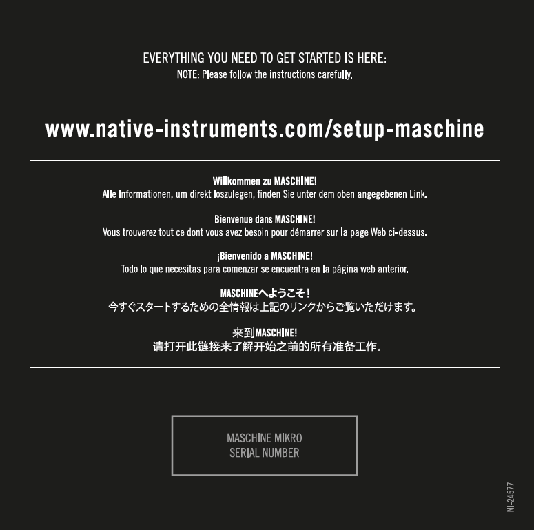 Wie registriere ich mein HardwareSoftwareBundle? Native Instruments