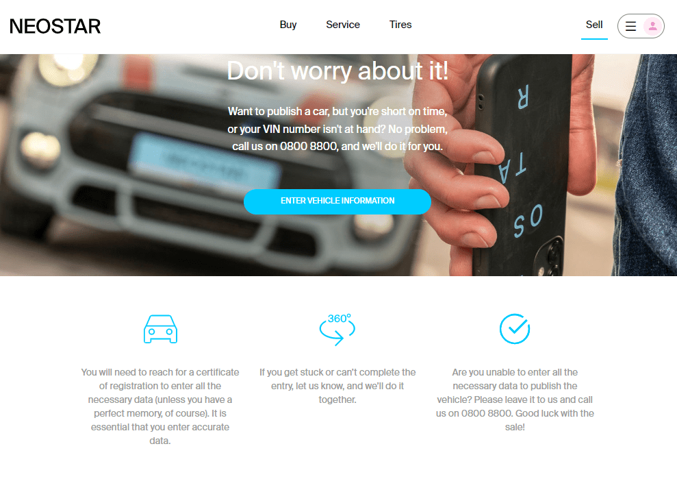 How to advertise a vehicle for sale? NEOSTAR