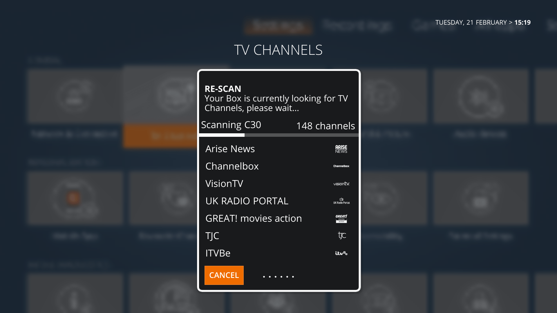 How can I get newly added Freeview channels? Netgem Support