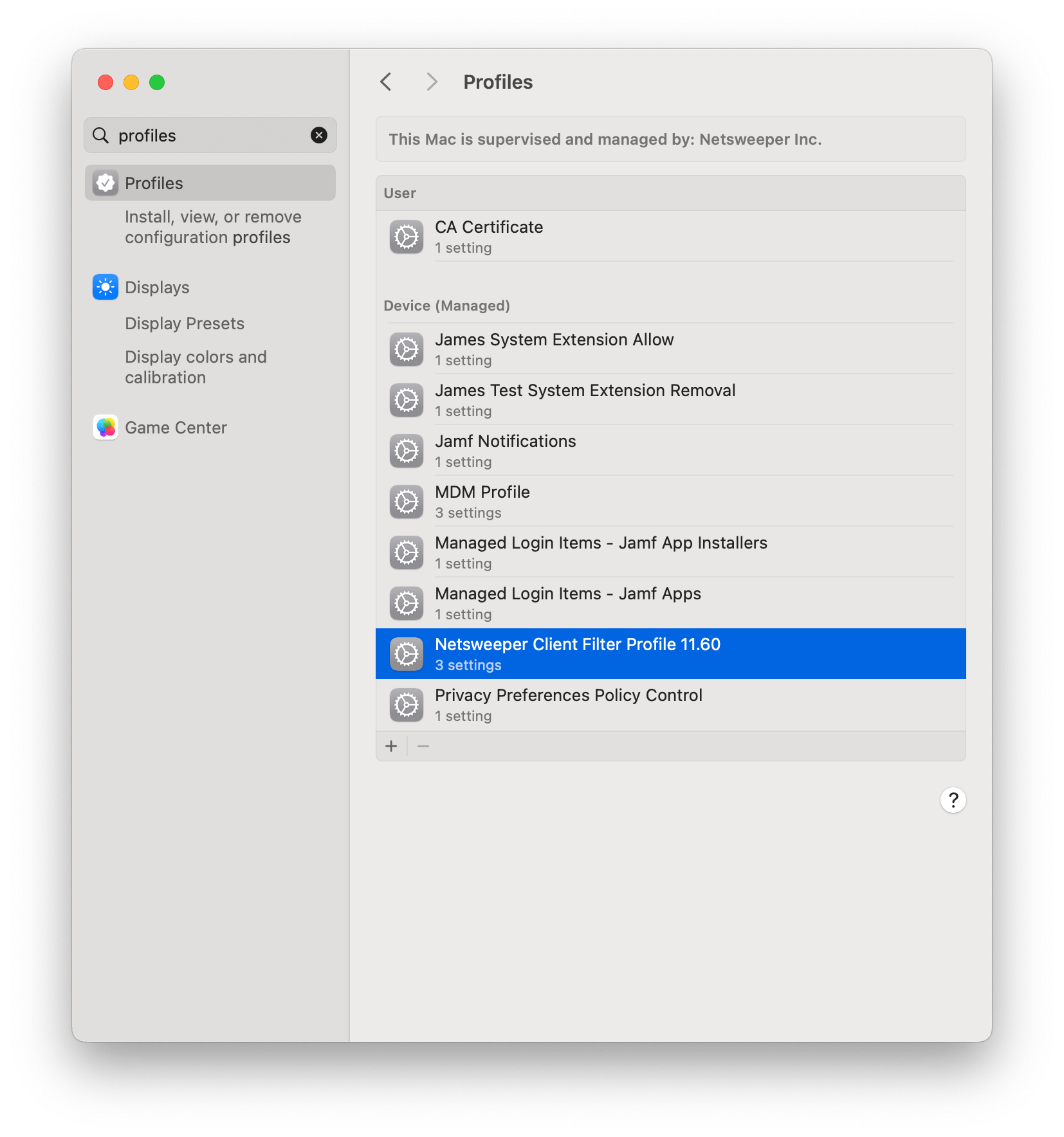 Jamf Configuration Profile Guide Netsweeper