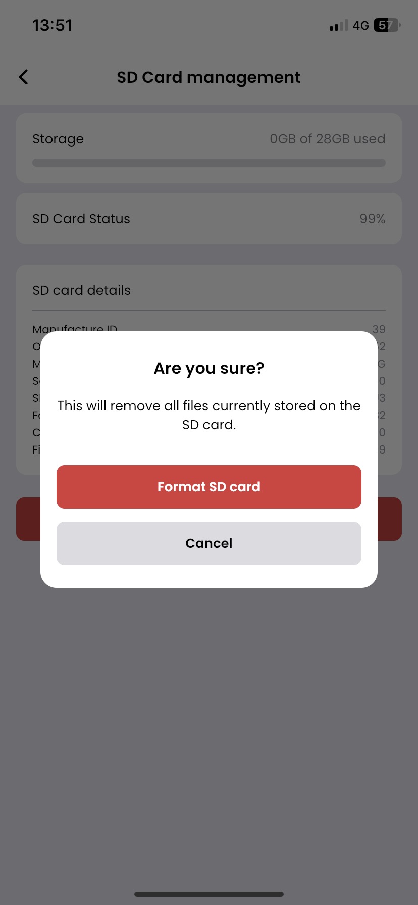 Do I need to format the SD card in my iQ? Nextbase UK