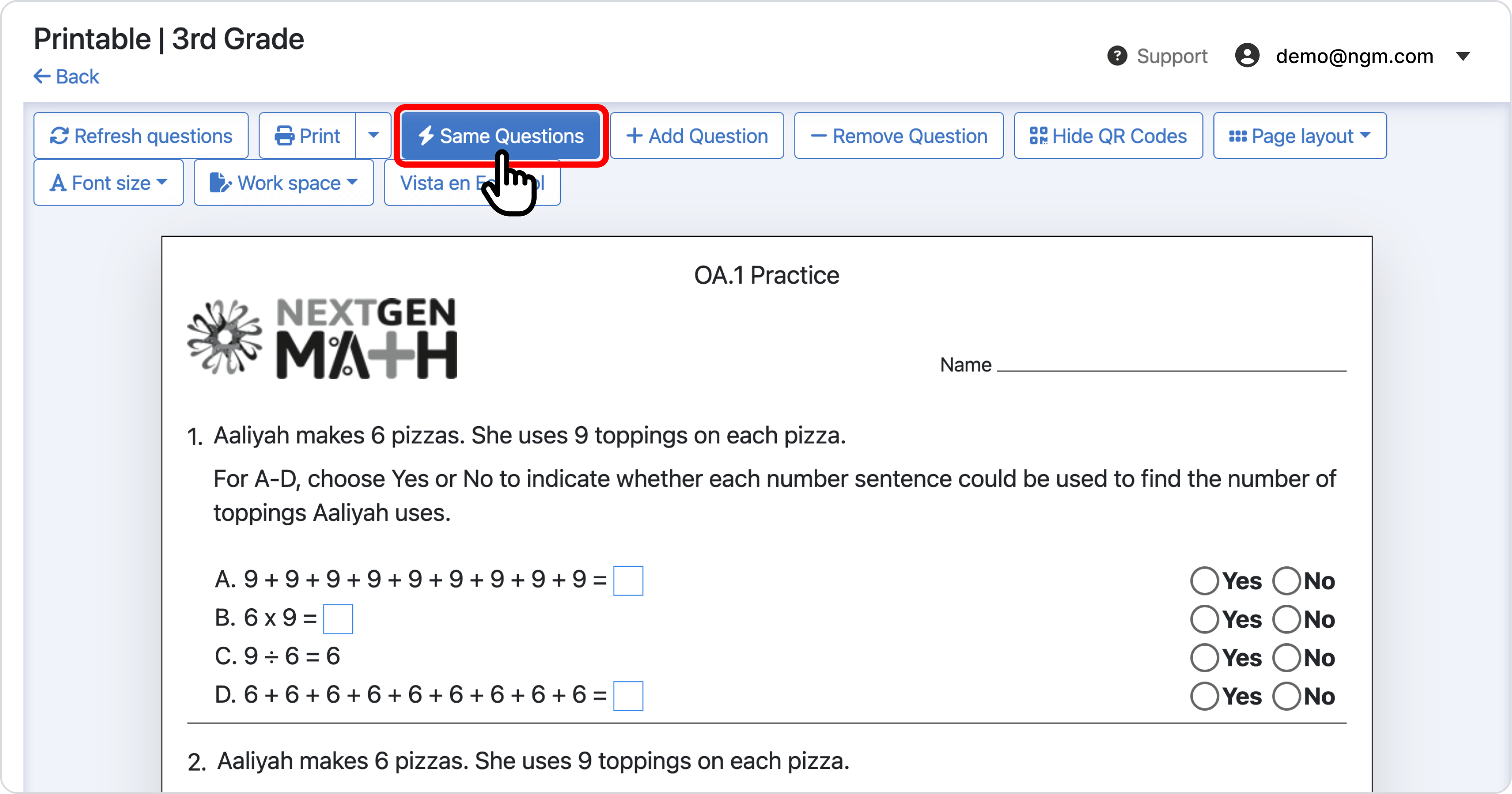 What's New on Next Gen Math – Oct 2024 – Next Gen Math