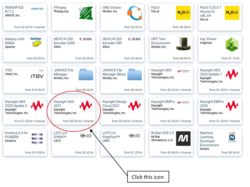 How To Set Up and Run A Keysight ADS Project In Interactive Mode Using Nimbix Nimbix
