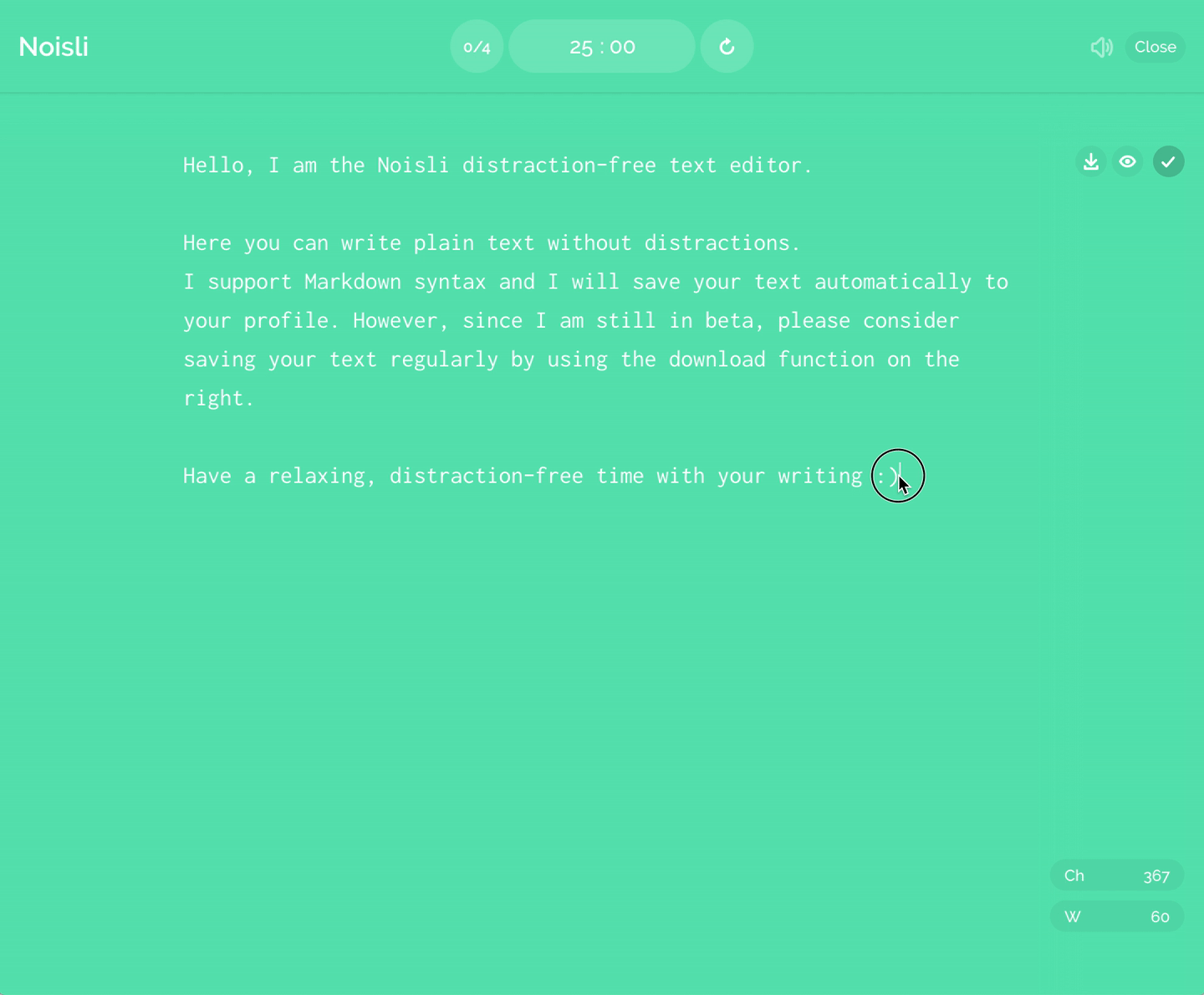 Getting started guide Noisli Support