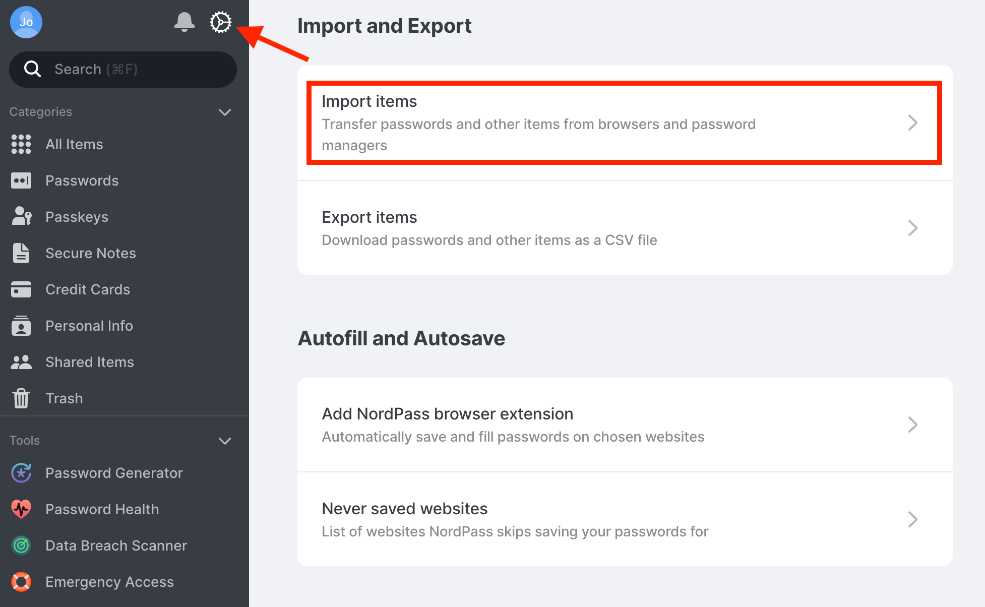 How to export passwords from iCloud Keychain? NordPass