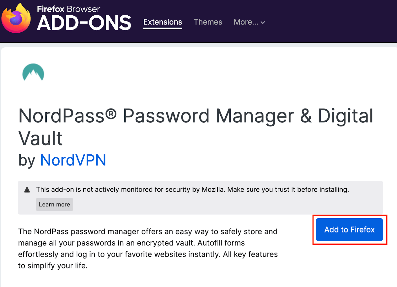 NordPass standalone extension FAQ NordPass