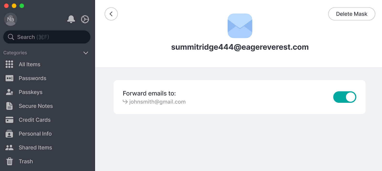 Email Masking NordPass