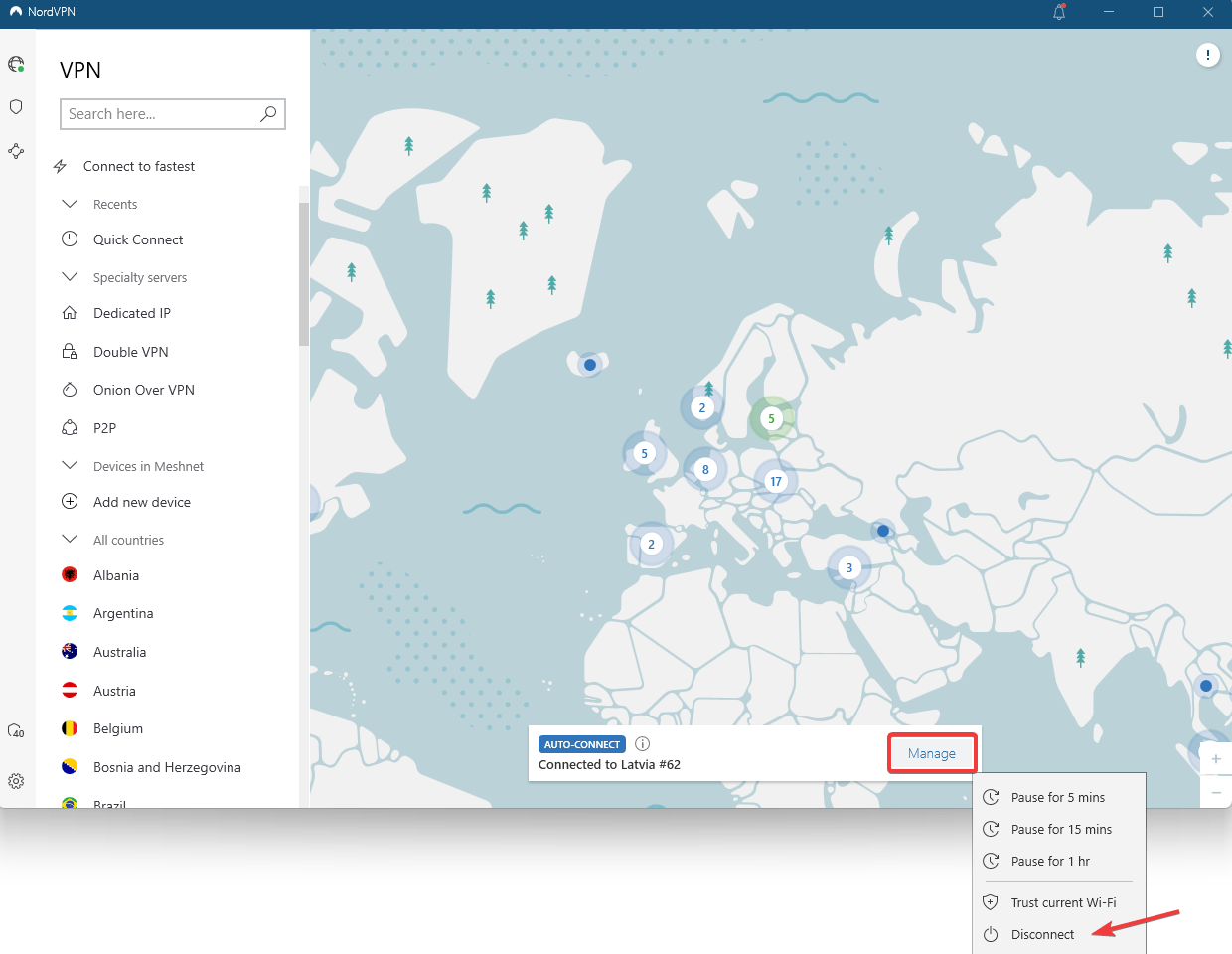How to disconnect from NordVPN servers Live Chat, VPN Setup