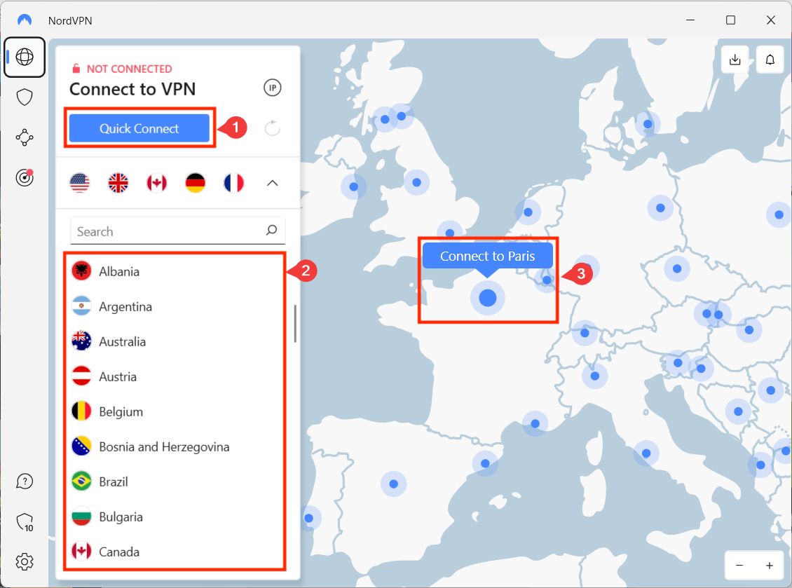 Different NordVPN server categories explained Live Chat, VPN Setup