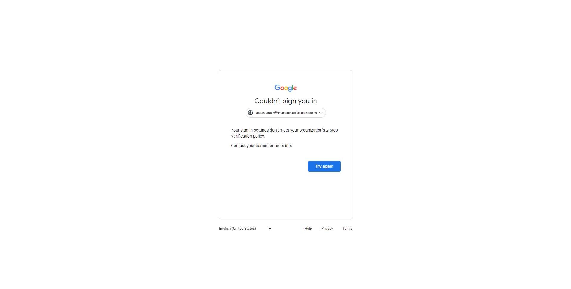 2Step Verification FAQ Nurse Next Door