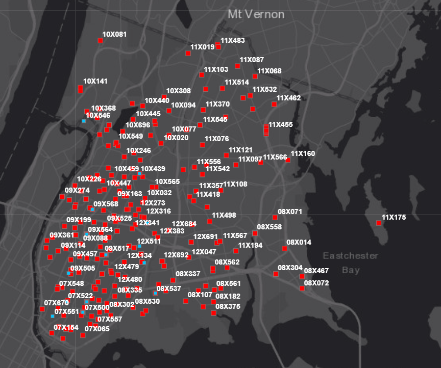 What are the geographic districts in the Bronx? NYC Teaching