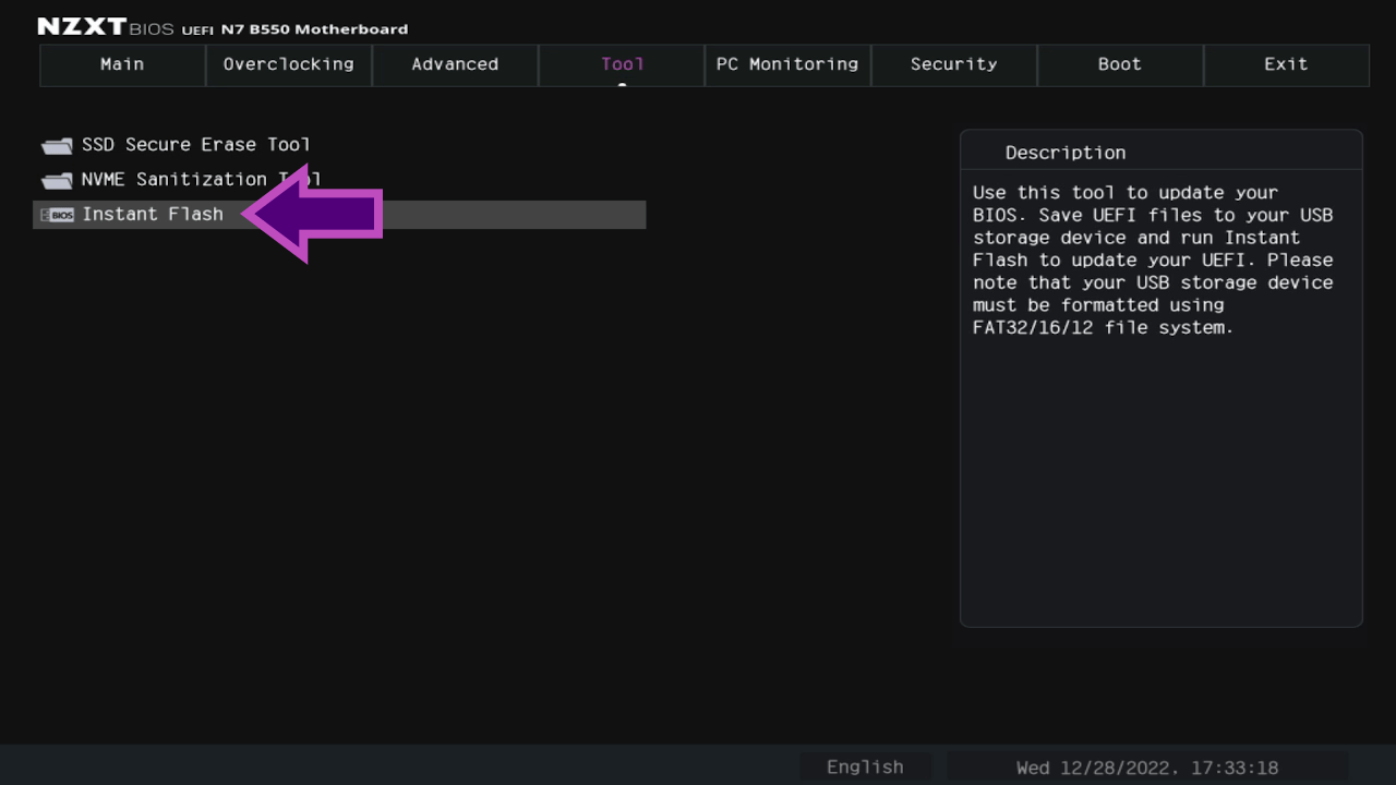 NZXT 마더보드 BIOS 업데이트 NZXT Support Center