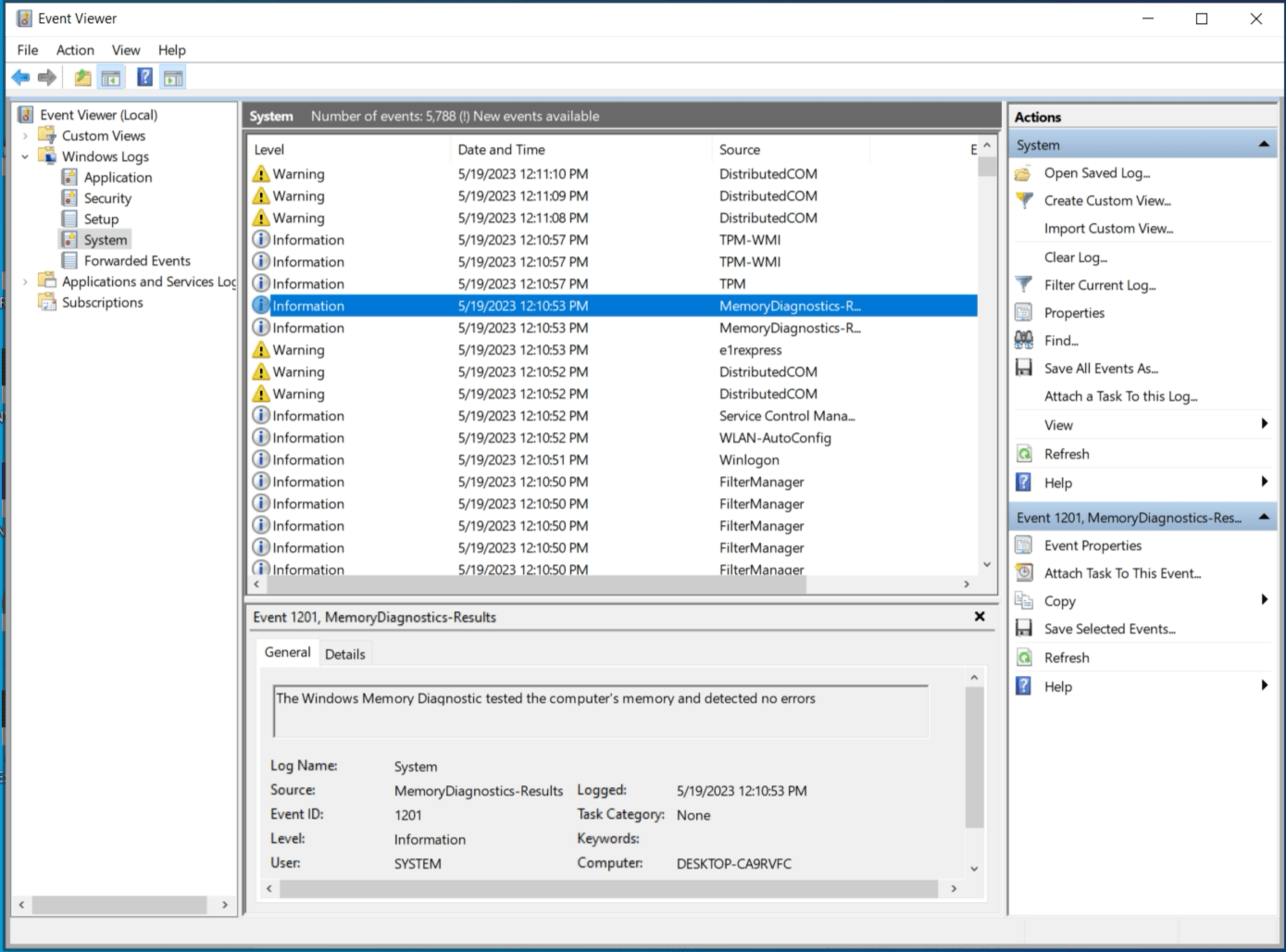 Checking RAM for Hardware Errors NZXT Support Center