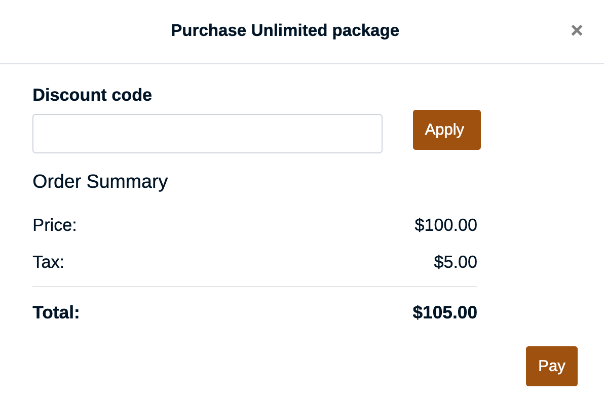 Charge sales tax OfferingTree Support