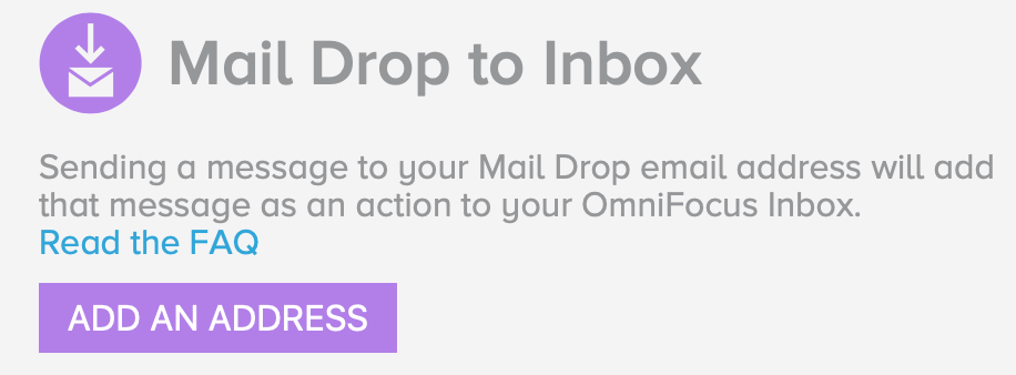 OmniFocus Mail Drop - Support - The Omni Group