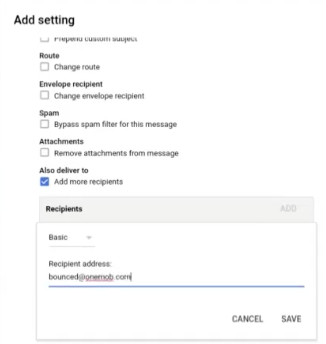 Setup SMTP Email Relay with Gmail (GSuite) OneMob