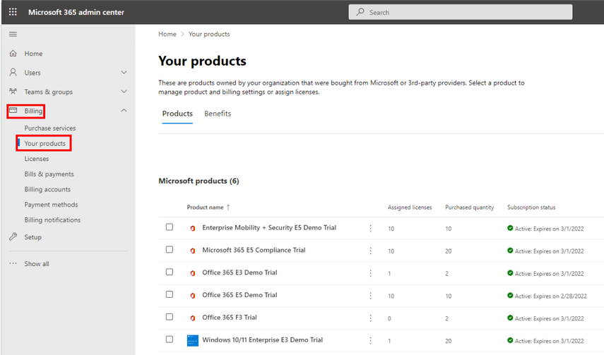 Find your Microsoft subscription ID Support