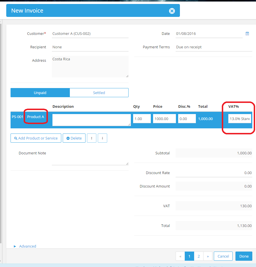 VAT and Sales Tax OneUp Knowledge Center