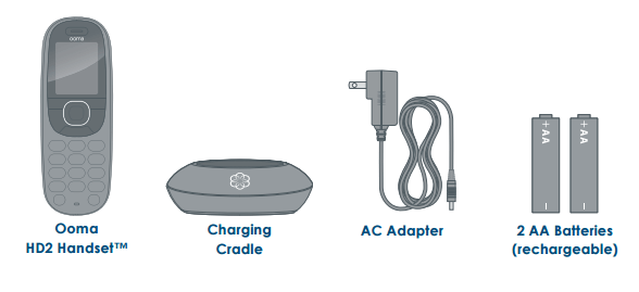 Setting up your Ooma HD2 Handset | Home Phone | Support