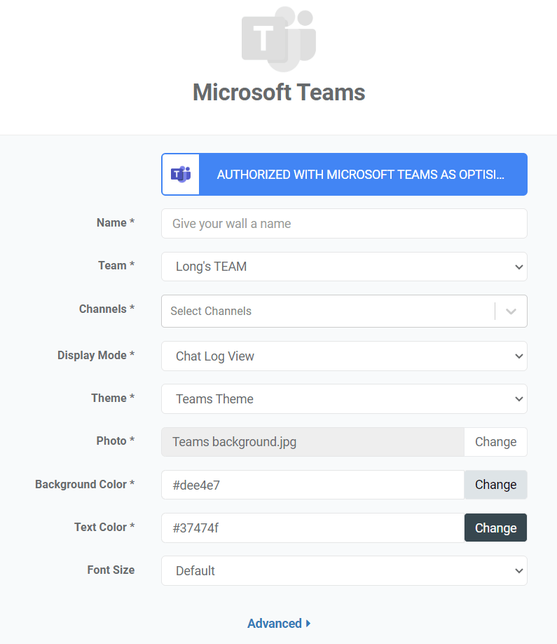 How to display Microsoft Teams on OptiSigns OptiSigns