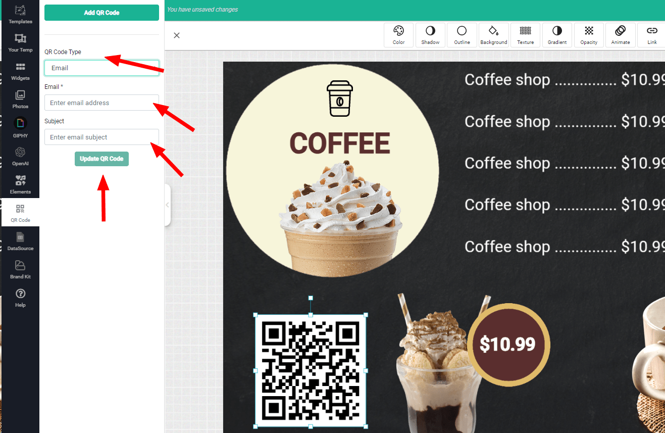 How to add a QR Code in designs using OptiSigns’ Canvas OptiSigns