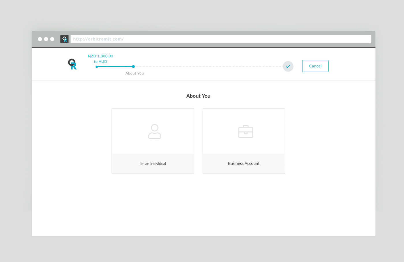 Creating a Business Account OrbitRemit