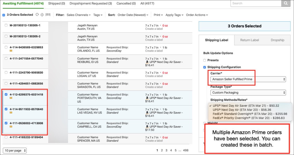 Ordoro Can I use Amazon Buy Shipping to ship out nonPrime Amazon orders?