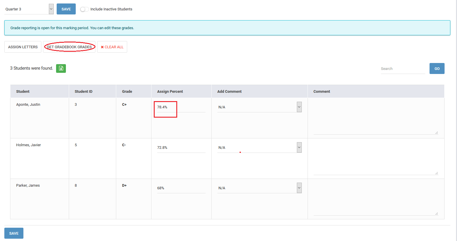 Exempting scores of an Assignment OS4ED