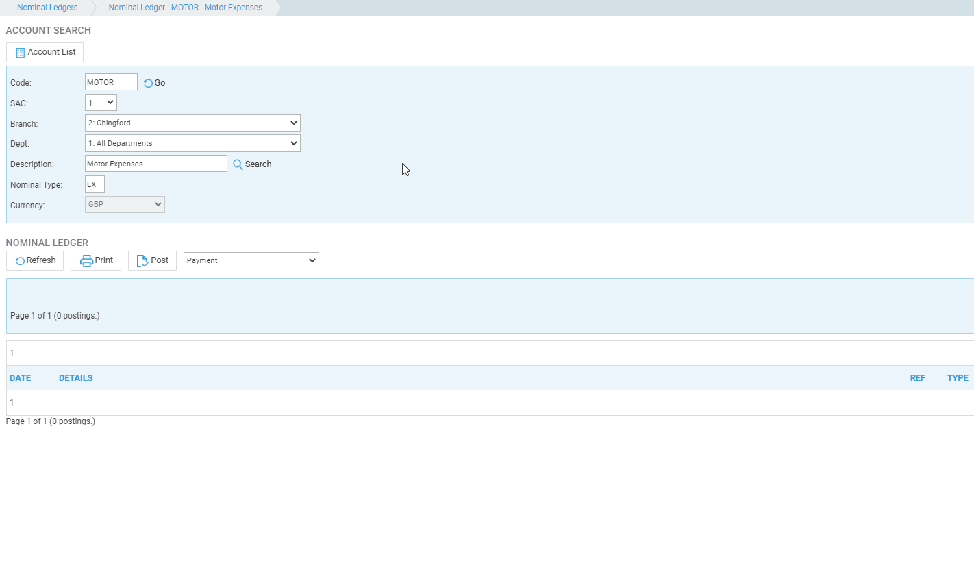 Apply the VAT fuel scale charge / private disallowance Osprey