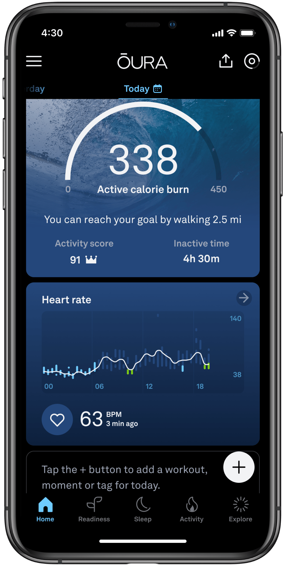 Live Heart Rate Oura Help