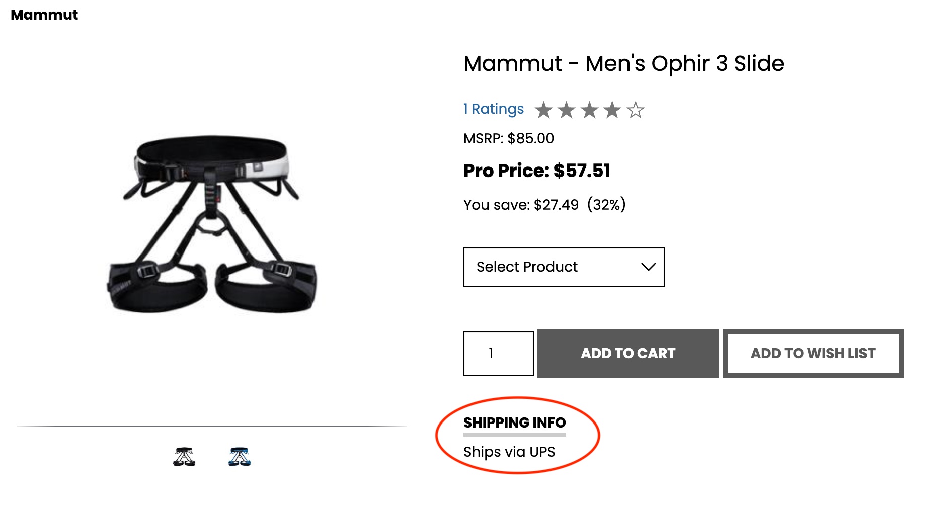 Canada Shipping Q's Outdoor Prolink