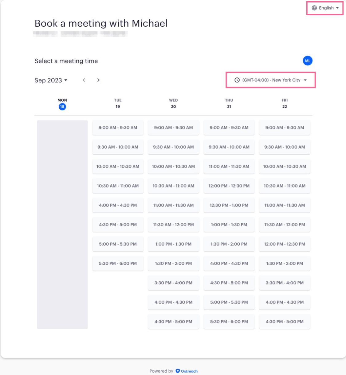 What time zone will my Prospect’s see when they open my Public Calendar