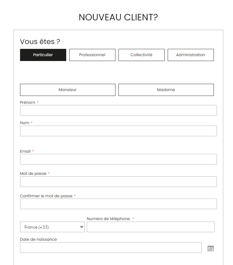 Comment créer mon compte client ? Oxwork FAQ FR