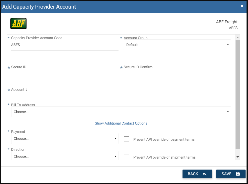 ABF Freight ABFS project44