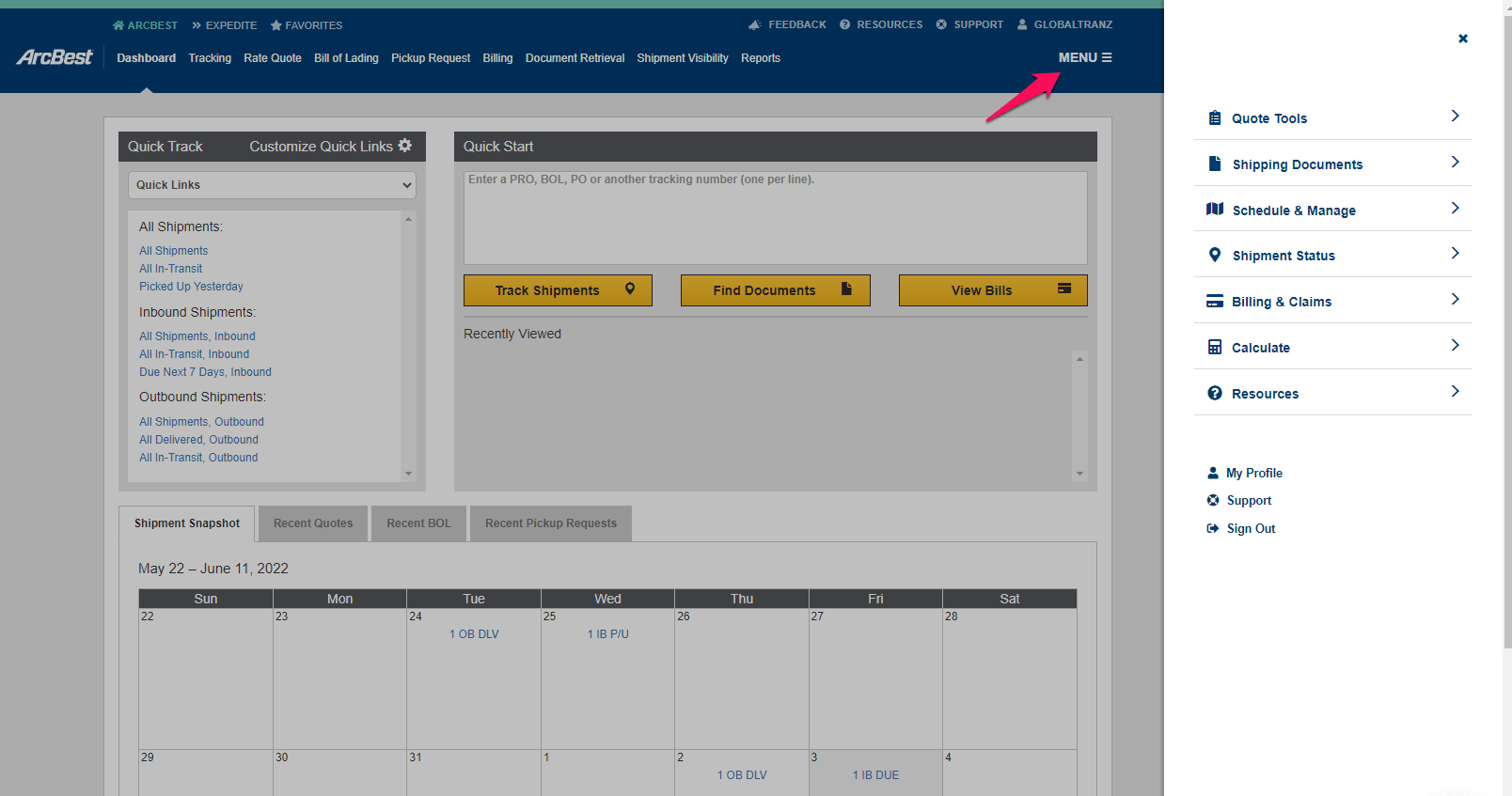 ABF Freight ABFS project44