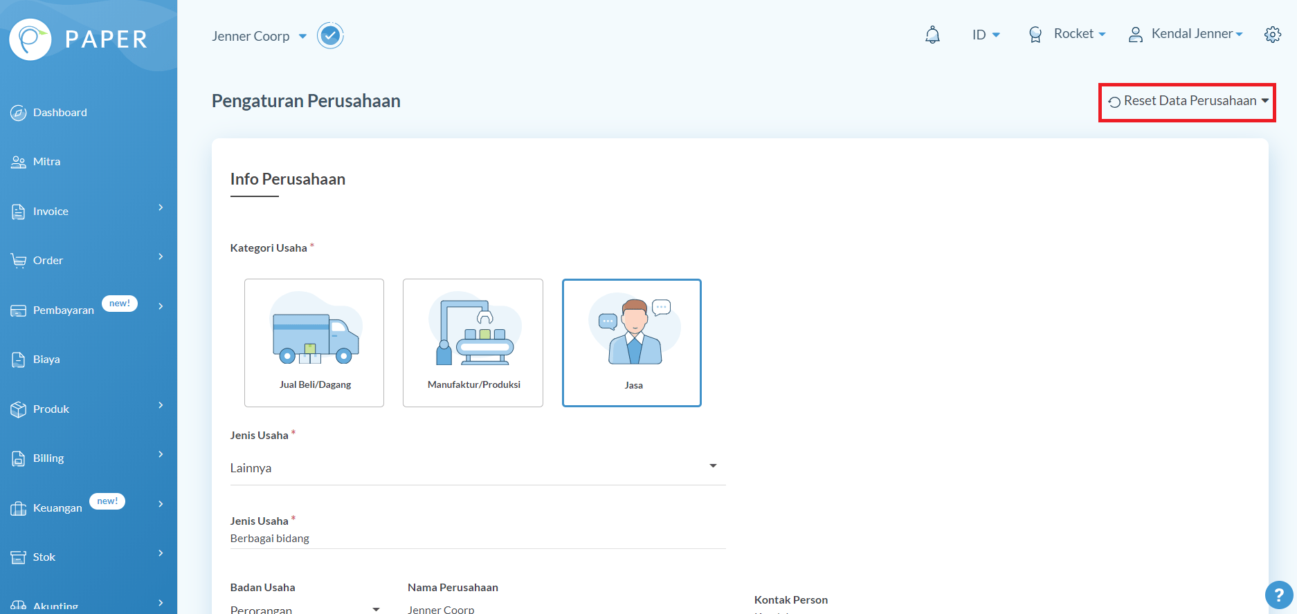 Cara Reset Data dan Akun pada Paper.id Paper.id Support