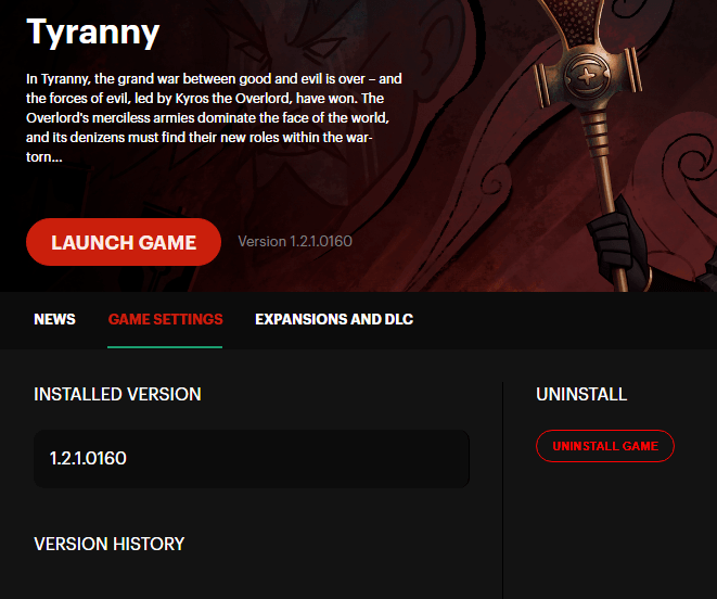 How do I uninstall a game from the Paradox Launcher? Paradox