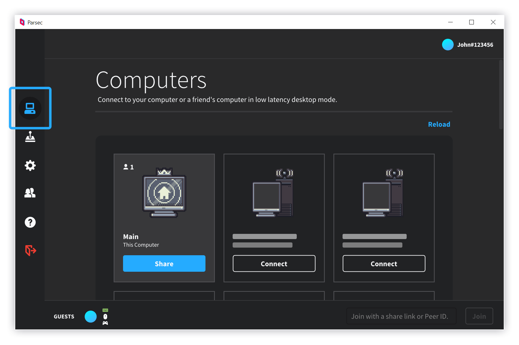 Unable To See a Computer in the Computers Tab – Parsec