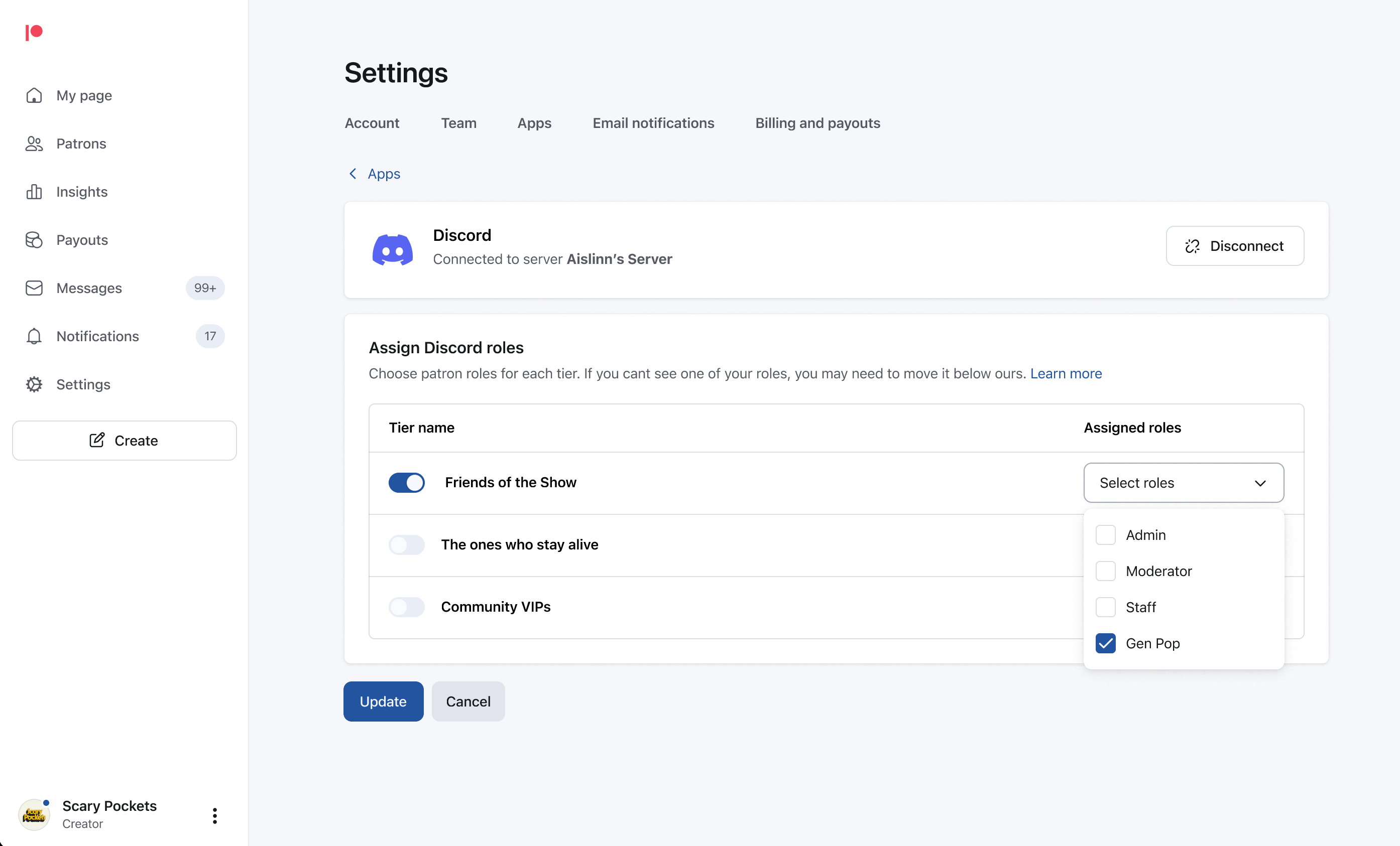 Setting up Discord for your members Patreon Help Center