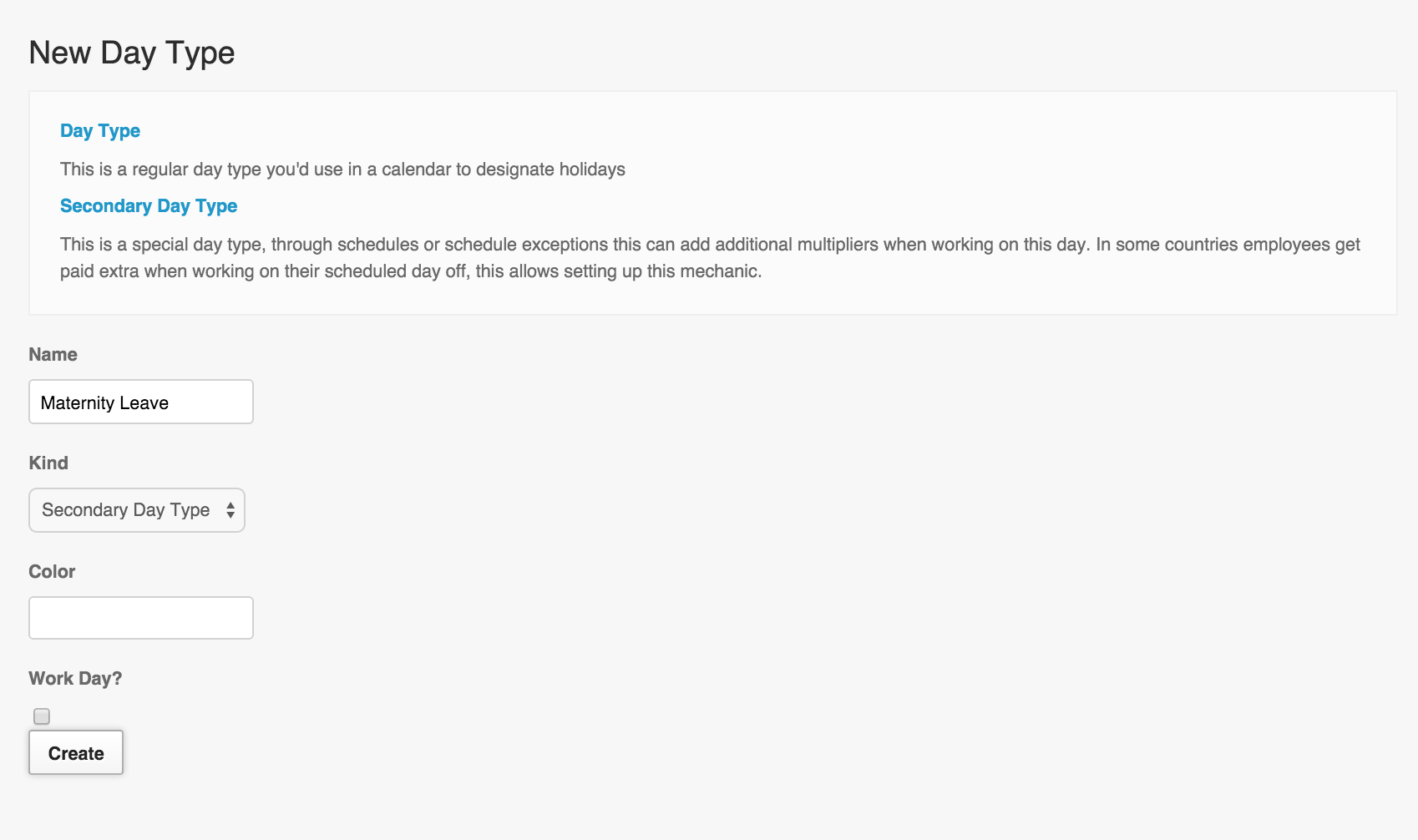 How to set up Maternity Leave Notice on the Employee’s Schedule
